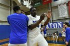 MBBall vs Emmanuel  Wheaton College Men's Basketball vs Emmanuel College. - Photo By: KEITH NORDSTROM : Wheaton, basketball, team photo, MBBall2019